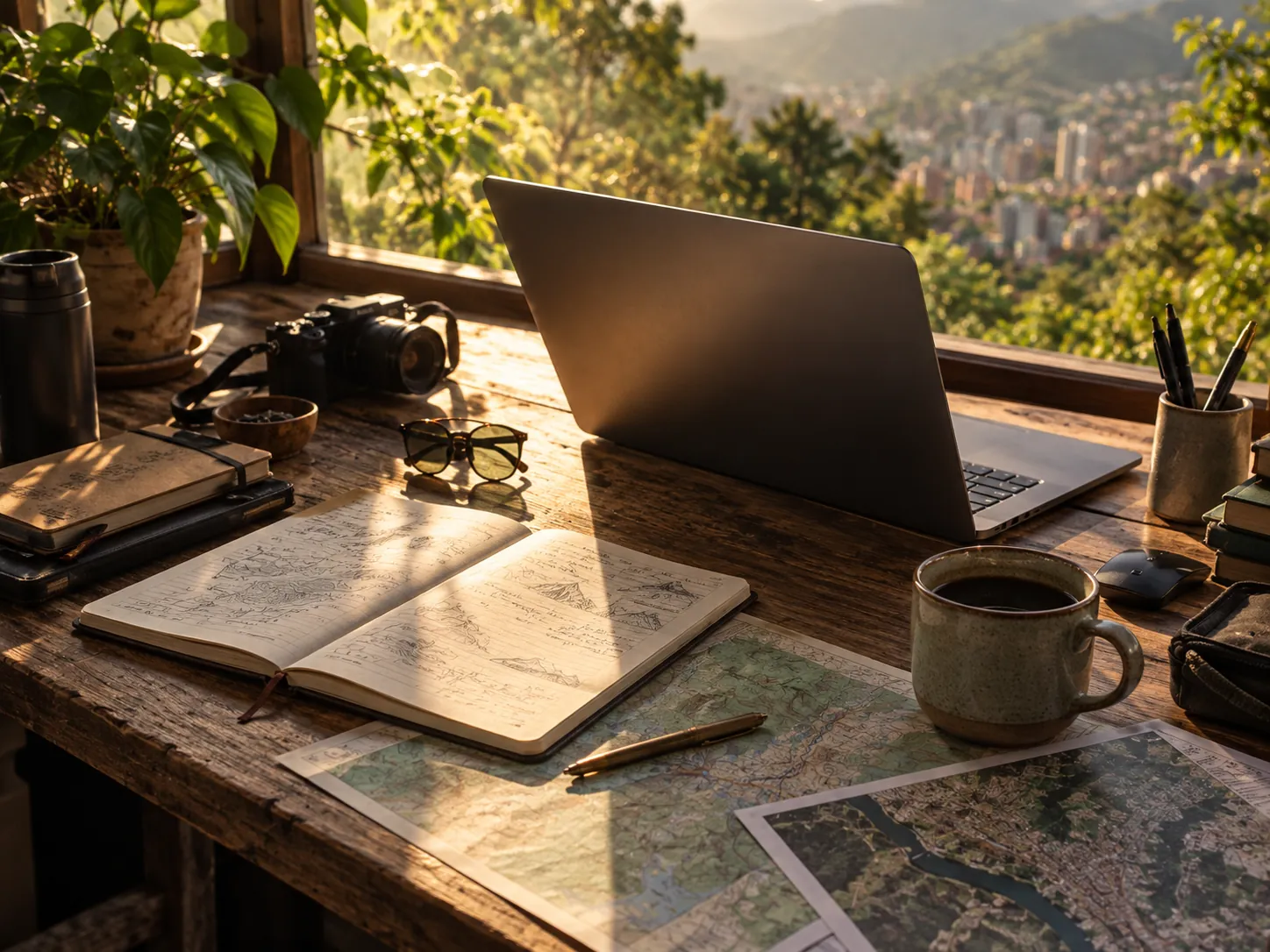 Scout Theory working desk